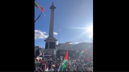 VIDEO| Multitudinario acto pro Palestina convocó a más de 200 mil personas en Londres