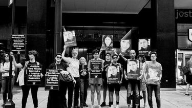 Manifestación en Nueva York: Exigimos justicia por Nicole Saavedra
