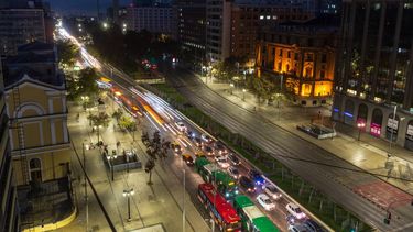 El Desconcierto | Imagen de la alameda de noche