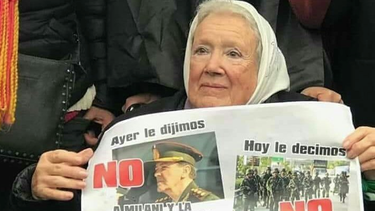 Argentinos marchan para rechazar reforma que permite a militares intervenir en la seguridad interior como en dictadura