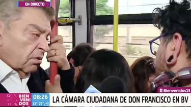 VIDEO| ¿Es verdad lo de los toqueteos en las micros?: Don Francisco regresa a Canal 13 como notero de Bienvenidos