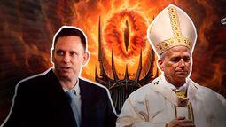 Peter Thiel y el papa Leon XIV.