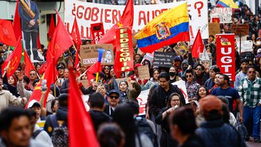 Ecuador vive otra jornada de protestas ciudadanas tras decisión de Noboa de eliminar subsidio al combustible