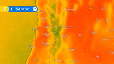 El Tiempo: Santiago bordeará los 30°C y en el sur llegará importante río atmosférico