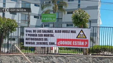 El Desconcierto | 26618 cartel contra proyecto en las salinas.webp