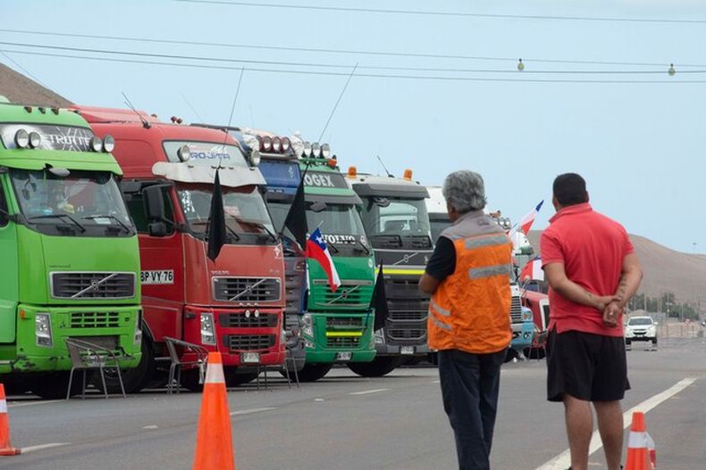 Paro de camionerso Agencia Uno.jpeg