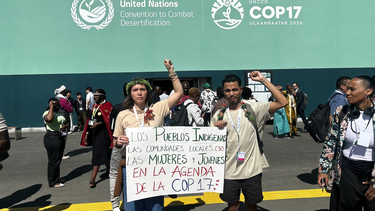 Los pueblos indígenas buscan la consolidación de un espacio que les permita mayor participación en la negociaciones de esta convención. Créditos: Gonzalo Ortuño López.