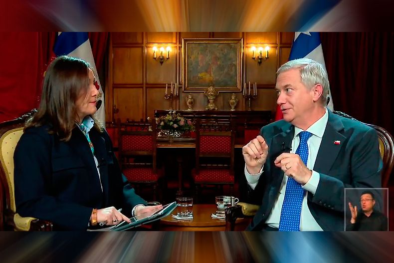 La tensa entrevista de José Antonio Kast con Mónica Pérez - Captura de pantalla Canal 13 La tensa entrevista de José Antonio Kast con Mónica Pérez - Captura de pantalla Canal 13