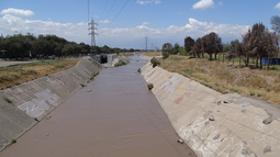 Zanjón de La Aguada en Santiago.