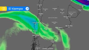 Anuncian río atmosférico e isoterma cero baja en el sur y próximas lluvias en zona central