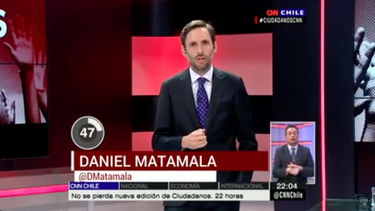 VIDEO| Daniel Matamala critica falta de apoyo a investigación científica: Seguimos pensando en ser exportador de materias primas