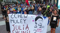 Honor y demanda de justicia para Julia Chuñil este 8M