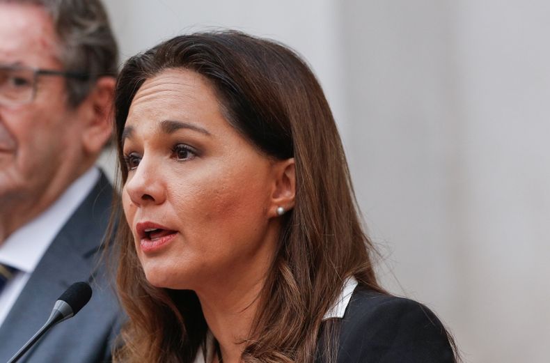 Gloria de la Fuente canciller s Agencia Uno 1.jpg