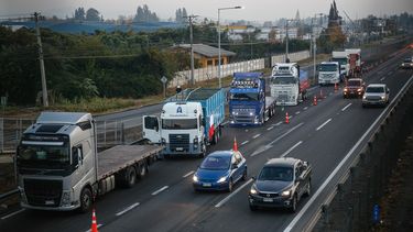 Paro de camioneros: Altísima congestión en Ruta 5 debido a bloqueo de varias pistas