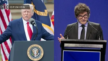 El Desconcierto | 11532 dos fotos editadas juntas de donald trump y javier milei en .webp