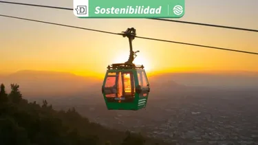 Equivalente a plantar más de 1.600 árboles al año: Teleférico Santiago funcionará con energía 100% renovable