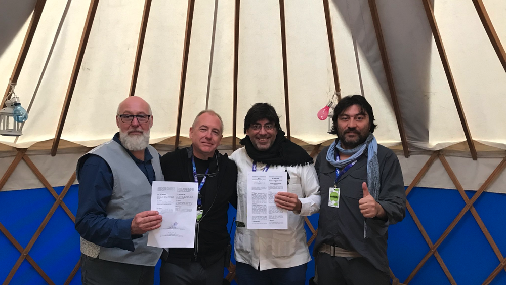 Daniel Jadue viajó a Inglaterra para acordar la realización del Festival Womad en Recoleta por los próximos cinco años
