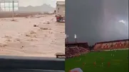 norte de chile afectado por intensas lluvias: tormentas electricas, activaciones de quebradas y cortes de rutas