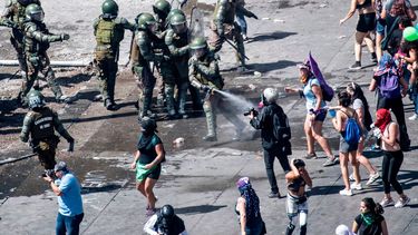 INDH pide informe a Carabineros sobre uso de gas pimienta