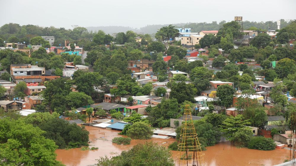 Inundaciones en Paraguay por lluvias extremas debido a El Niño - Agencia EFE