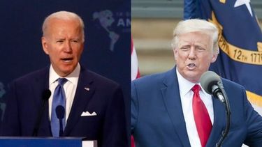 Trump arremete contra la migración mientras Biden llama a proteger el aborto en las urnas