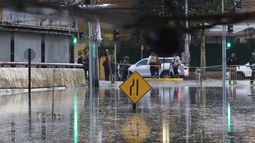 Santiago colapsó con 10 minutos de tormenta severa
