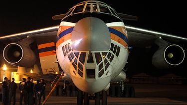 Más conocido como Luchín: Ilyushin II-76 arribó de madrugada a Chile