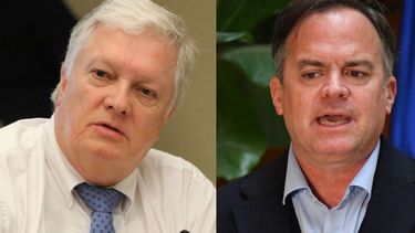 Senador Alejandro Kusanovic (IND-RN) a la izquierda y senador Matías Walker (Demócratas) a la derecha, condicionan votos a la megareforma.&nbsp;