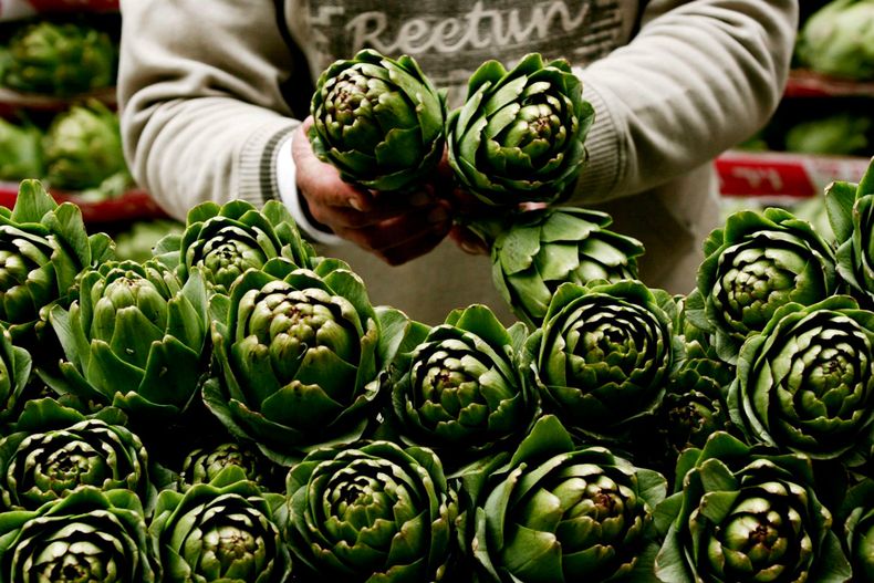 Mercado de las alcachofas se vería afectado - Agencia EFE