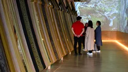 Makün, el gigantesco manto tejido por 200 mapuches que llama la atención del pabellón de Chile en la Expo de Osaka