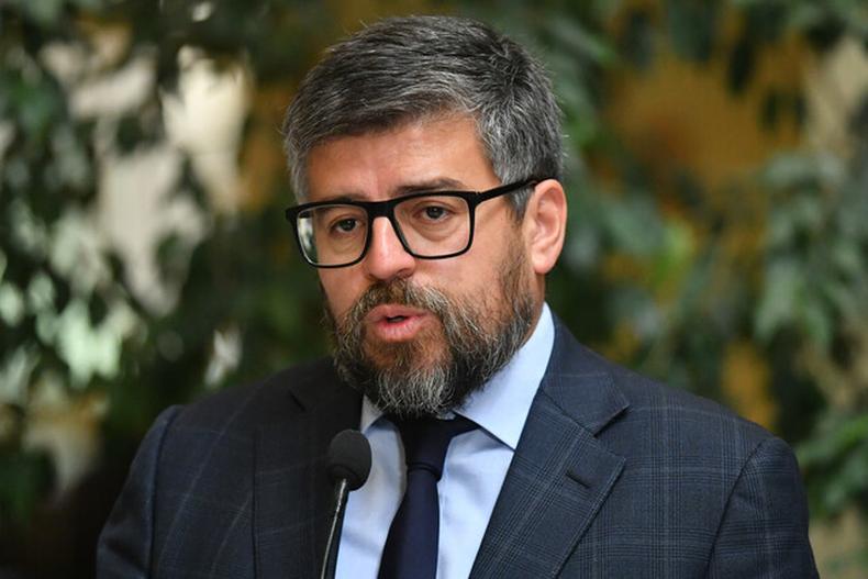 Diputado Jaime Araya cuestiona discurso de Kast en la Cuenta Pública. Créditos: Agencia Uno.&nbsp;