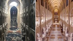 Notre Dame emerge más luminosa en medio de la oscuridad por la que atraviesa la política francesa