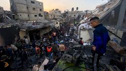 Franja de Gaza quedó totalmente destruída por los bombardeos de Israel - Agencia EFE