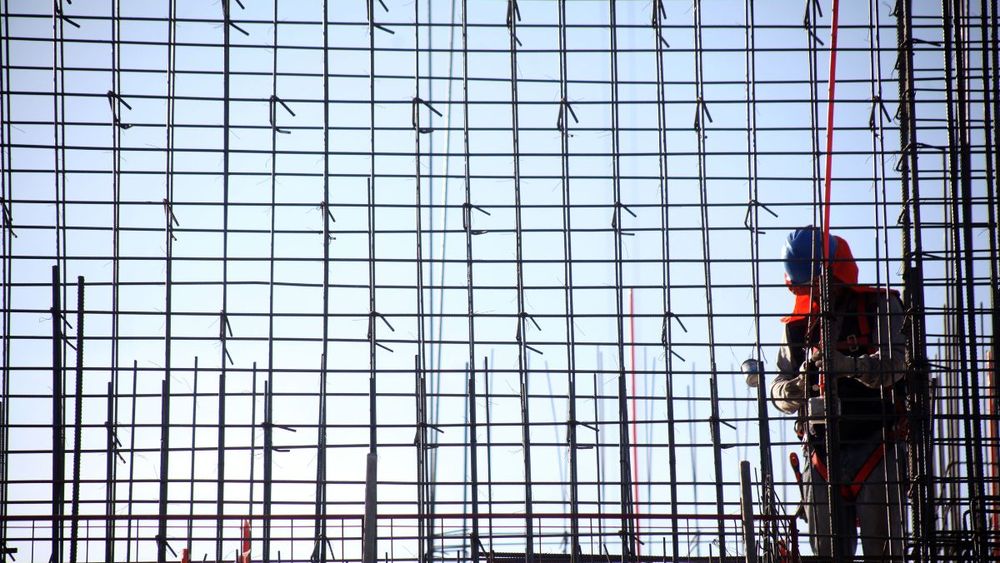 Imagen de un trabajador en una construcción / Agencia Uno