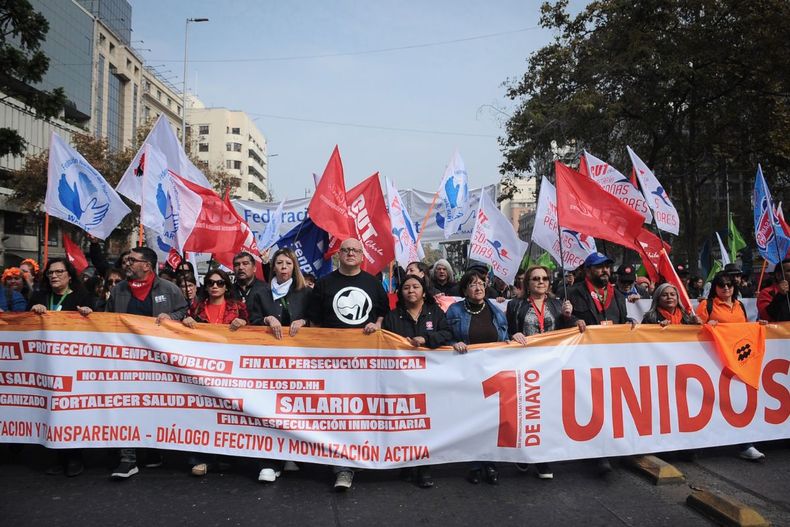 Imagen de marcha del primero de mayo