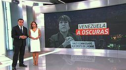 Critican a Canal 13 por colocar imagen de Bachelet en noticia sobre apagón en Venezuela