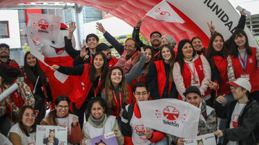 Teletón busca voluntarios para realizar actividades 4 horas por semana en colegios y empresas