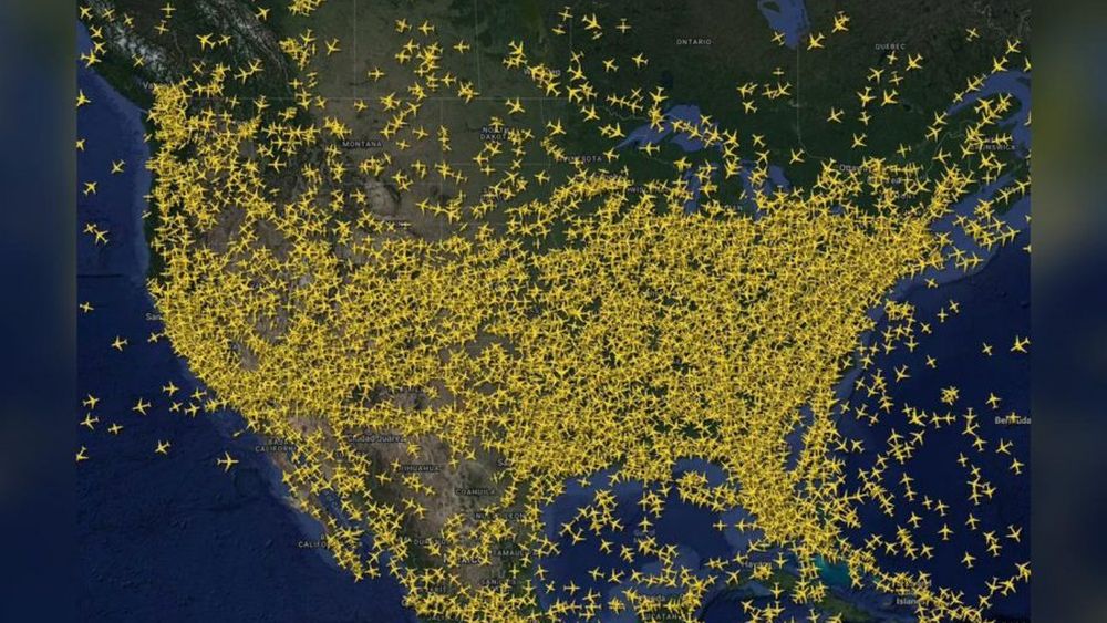 VIDEO| Viralizan clip con todos los vuelos por día alrededor del mundo: Son miles
