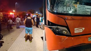 Manifestante fallece en Maipú tras ser atropellado por un bus del Transantiago