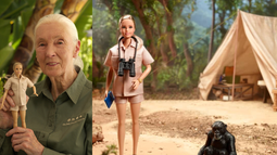 Barbie naturalista: Presentan muñeca de plástico reciclado inspirada en Jane Goodall