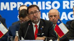 El ministro de Relaciones Exteriores, Francisco Pérez Mackenna - Agencia Uno