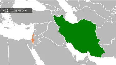 El Desconcierto | 18158 mapa de medio oriente con israel e iran destacados.webp