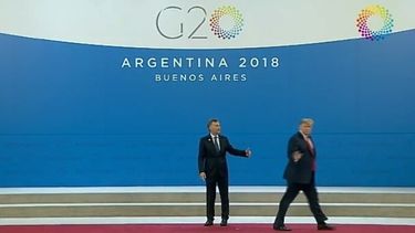 VIDEO| Trump le hace un desaire a Macri en la ronda de fotos de la bienvenida del G-20