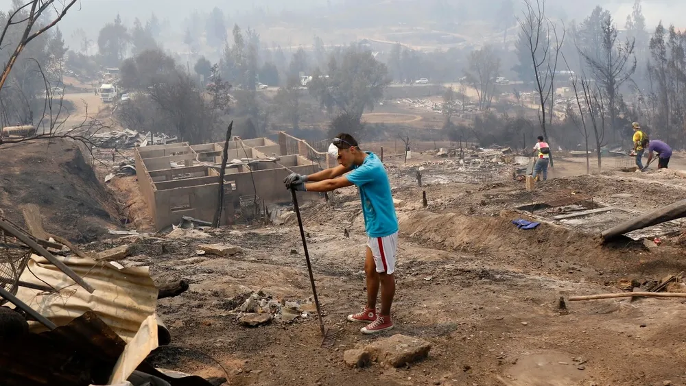 Costo social de los mega incendios en el sur: 11% de las familias rurales perdieron su modo de sustento