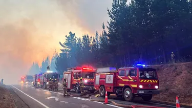 Incendios forestales en Chile: Descartan ataque a balazos contra Bomberos y recrudece el fuego en Florida