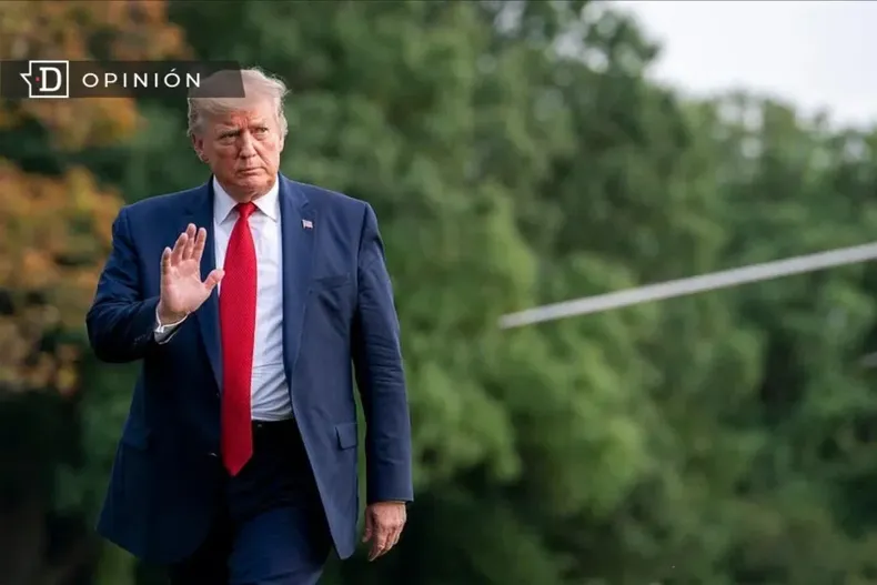 14295 donald trump caminando en el pasto.webp