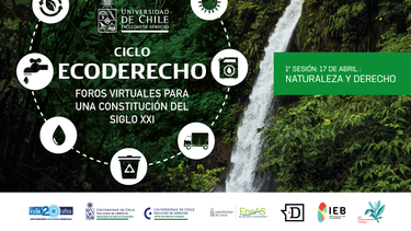 Ciclo Ecoderecho debuta este viernes con foro sobre la naturaleza y una nueva constitución para el siglo XXI