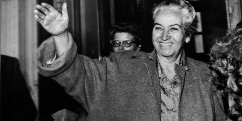 Gabriela Mistral, Premio Nobel de Literatura.&nbsp;