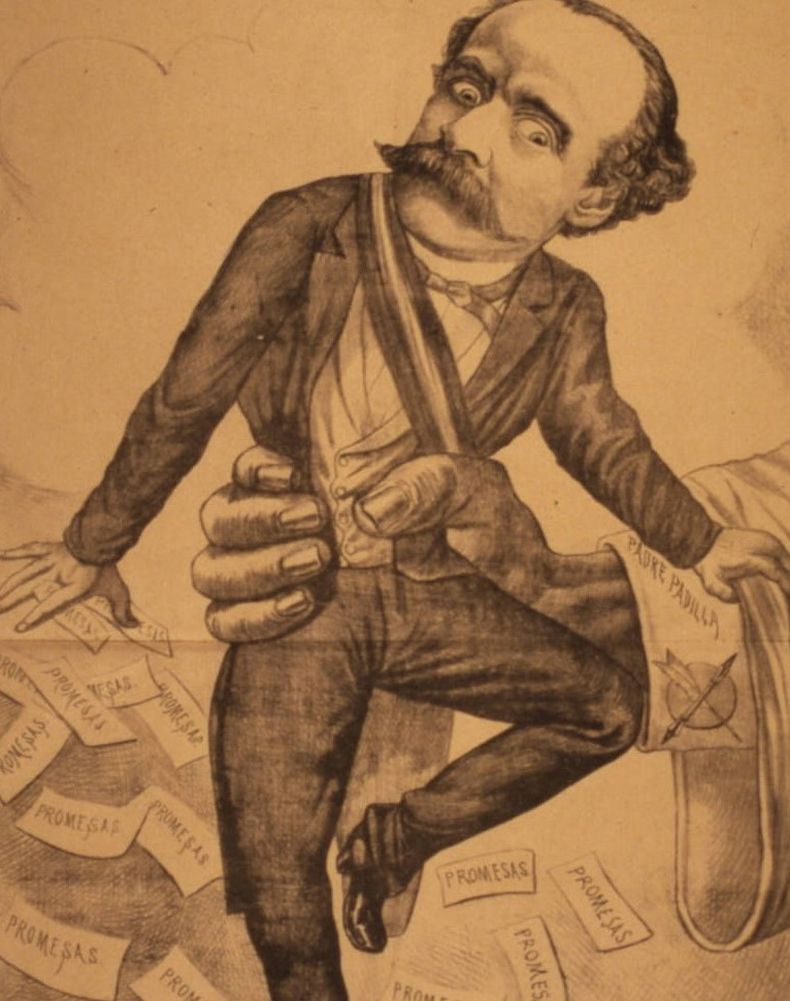 Caricatura de Balmaceda en el periodico satirico El Padre Padilla 1.jpeg