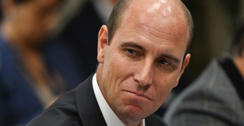 Ministro de Obras Públicas, Martín Arrau.